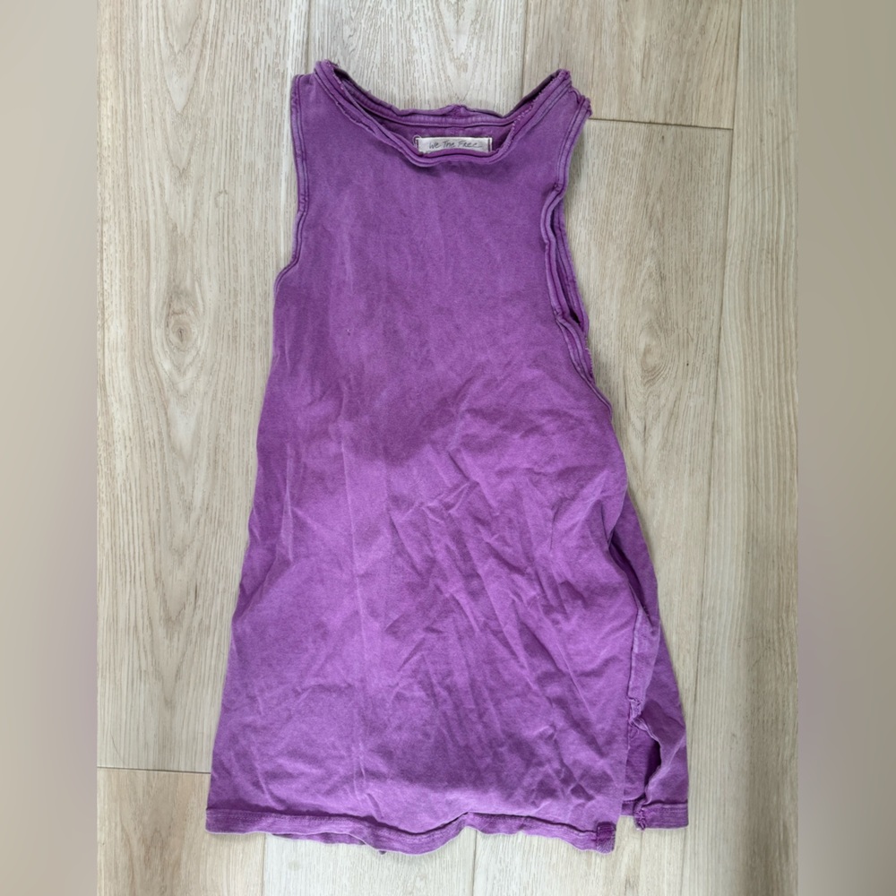 We The Free Purple Muscle Tee